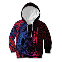 Samoan Pride Kid Hoodie The Tui Manua - Polynesian Pride