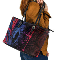 Samoan Pride Leather Tote Bag The Tui Manua - Polynesian Pride