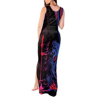 Samoan Pride Tank Maxi Dress The Tui Manua - Polynesian Pride