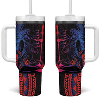 Samoan Pride Tumbler With Handle The Tui Manua - Polynesian Pride
