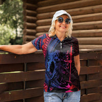 Samoan Pride Women Polo Shirt The Tui Manua - Polynesian Pride