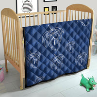 Aloha Hawaii Acacia Koa Leaves Quilt Navy Kakau Tribal Pattern LT05 - Polynesian Pride