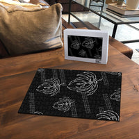 Aloha Hawaii Acacia Koa Leaves Puzzle Black Kakau Tribal Pattern LT05 - Polynesian Pride