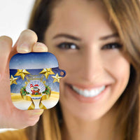 Niue Christmas AirPods Case Seashell Santa Beach Vibes LT05 - Polynesian Pride