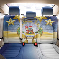 Niue Christmas Back Car Seat Cover Seashell Santa Beach Vibes - Polynesian Pride