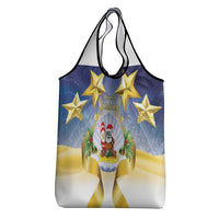 Niue Christmas Grocery Bag Seashell Santa Beach Vibes LT05 - Polynesian Pride