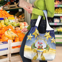 Niue Christmas Grocery Bag Seashell Santa Beach Vibes LT05 - Polynesian Pride