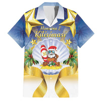 Niue Christmas Hawaiian Shirt Seashell Santa Beach Vibes - Polynesian Pride