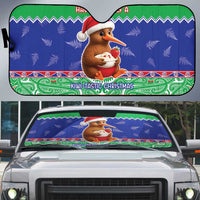 New Zealand Christmas Auto Sun Shade Have Yourself A Kiwi-tastic Christmas - Polynesian Pride
