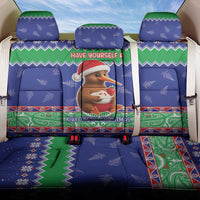 New Zealand Christmas Back Car Seat Cover Have Yourself A Kiwi-tastic Christmas - Polynesian Pride
