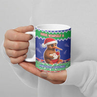 New Zealand Christmas Ceramic Mug Have Yourself A Kiwi-tastic Christmas - Polynesian Pride