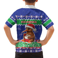 New Zealand Christmas Family Matching Puletasi and Hawaiian Shirt Have Yourself A Kiwi-tastic Christmas - Polynesian Pride