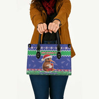 New Zealand Christmas Leather Bag Have Yourself A Kiwi-tastic Christmas - Polynesian Pride