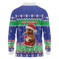 New Zealand Christmas Long Sleeve Polo Shirt Have Yourself A Kiwi-tastic Christmas - Polynesian Pride