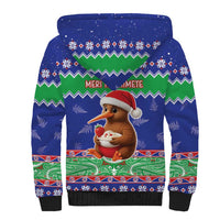 New Zealand Christmas Sherpa Hoodie Have Yourself A Kiwi-tastic Christmas - Polynesian Pride
