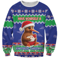New Zealand Christmas Sweatshirt Have Yourself A Kiwi-tastic Christmas - Polynesian Pride