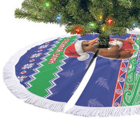 New Zealand Christmas Tree Skirt Have Yourself A Kiwi-tastic Christmas - Polynesian Pride