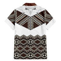 New Zealand Aotearoa Family Matching Mermaid Dress and Hawaiian Shirt Taniko Art Simple Style LT05 - Polynesian Pride