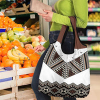 New Zealand Aotearoa Grocery Bag Taniko Art Simple Style