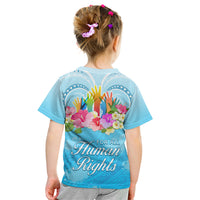 Universal Human Rights Month Kid T Shirt Polynesian Style LT05 - Polynesian Pride