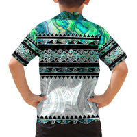 New Zealand Aotearoa Hawaiian Shirt With Paua Shell Kowhaiwhai Pattern LT05 - Polynesian Pride