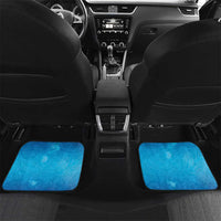 New Zealand Matapouri Beach Landscape Car Mats LT05 Set 2pcs - Back Blue - Polynesian Pride