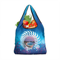 New Zealand Matapouri Beach Landscape Grocery Bag LT05 1-pack One Size Blue - Polynesian Pride