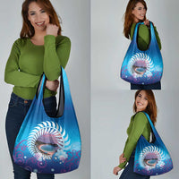 New Zealand Matapouri Beach Landscape Grocery Bag LT05 - Polynesian Pride