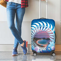 New Zealand Matapouri Beach Landscape Luggage Cover LT05 - Polynesian Pride