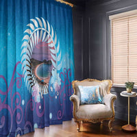 New Zealand Matapouri Beach Landscape Window Curtain LT05 - Polynesian Pride