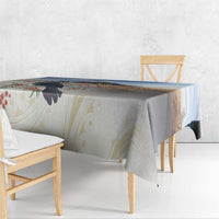 New Zealand Mount Taranaki Landscape Tablecloth Kokako Bird Polynesian Style LT05 - Polynesian Pride
