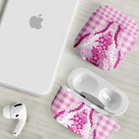 Aloha Hawaii Palaka AirPods Case Pink Plumeria Lei LT05 - Polynesian Pride