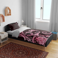 New Zealand Valentine Bedding Set Aroha Sweet Pink Piwakawaka LT05 - Polynesian Pride
