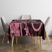 New Zealand Valentine Tablecloth Aroha Sweet Pink Piwakawaka LT05 - Polynesian Pride