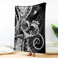 New Zealand Valentine Blanket Aroha Gray Piwakawaka LT05 - Polynesian Pride