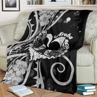 New Zealand Valentine Blanket Aroha Gray Piwakawaka LT05 - Polynesian Pride