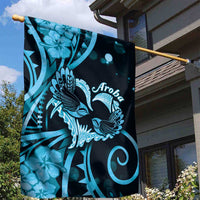 New Zealand Valentine Garden Flag Aroha Cyan Piwakawaka LT05 - Polynesian Pride