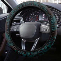Hawaii Valentine Day Steering Wheel Cover Polynesian Hibiscus Art Style Turquoise LT05 - Polynesian Pride