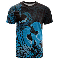Alofa Samoa Valentine Blue T Shirt Love Is The Greatest Thing