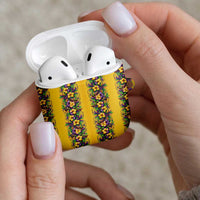 Aloha Hawaii Mardi Gras AirPods Case Gold Style LT05 - Polynesian Pride