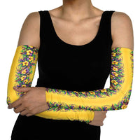 Aloha Hawaii Mardi Gras Arm Sleeves Gold Style LT05 - Polynesian Pride