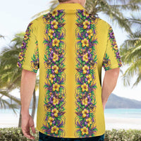 Aloha Hawaii Mardi Gras Hawaiian Shirt Gold Style LT05 - Polynesian Pride