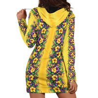Aloha Hawaii Mardi Gras Hoodie Dress Gold Style LT05 - Polynesian Pride