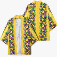 Aloha Hawaii Mardi Gras Kimono Gold Style LT05 - Polynesian Pride