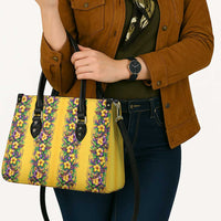 Aloha Hawaii Mardi Gras Leather Bag Gold Style LT05 - Polynesian Pride