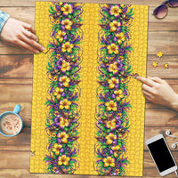 Aloha Hawaii Mardi Gras Puzzle Gold Style LT05 Gold - Polynesian Pride