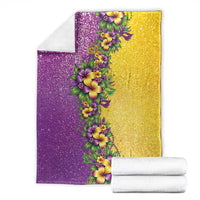 Hawaii Mardi Gras Blanket Plumeria Lei Beads Glitter Style LT05 - Polynesian Pride