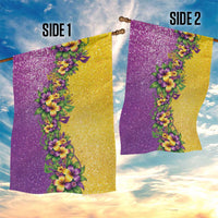 Hawaii Mardi Gras Garden Flag Plumeria Lei Beads Glitter Style LT05 - Polynesian Pride