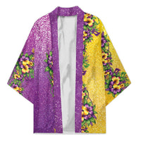 Hawaii Mardi Gras Kimono Plumeria Lei Beads Glitter Style LT05 Unisex Colorful - Polynesian Pride