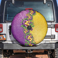 Hawaii Mardi Gras Spare Tire Cover Plumeria Lei Beads Glitter Style LT05 Colorful - Polynesian Pride